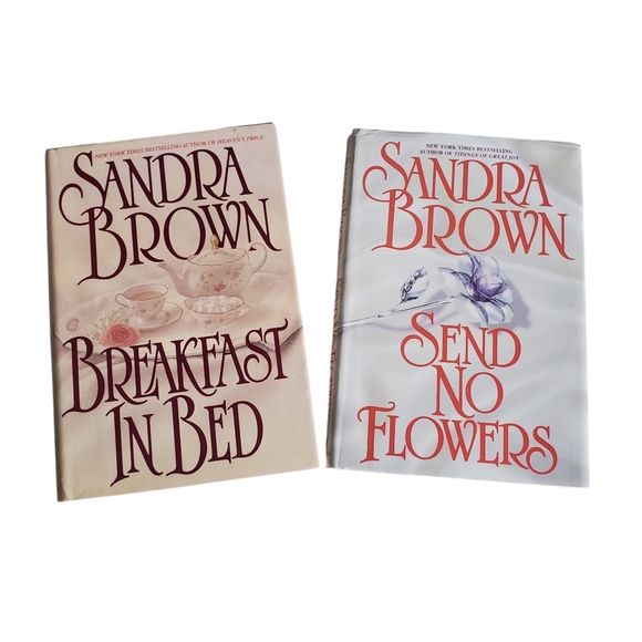 Sandra Brown Two Book Bundle  Send No Flowers/Breakfast In Bed - Picture 2 of 14